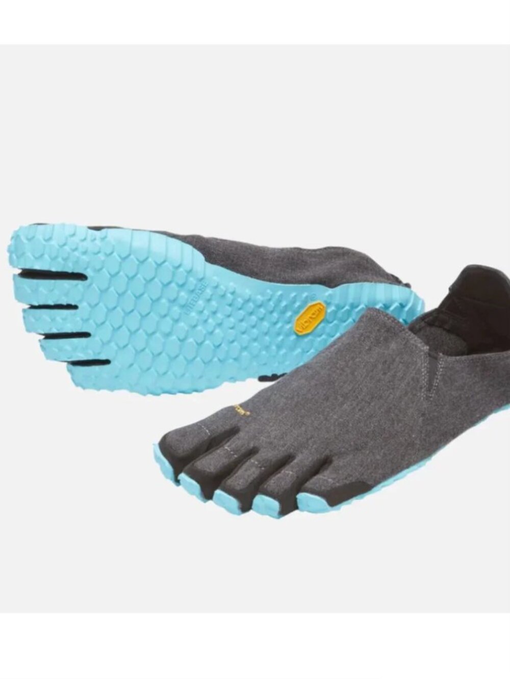 Vibram Five Fingers Cvt Lb Grey/Light Blue Hemp Canvas Rubber Barefoot 37